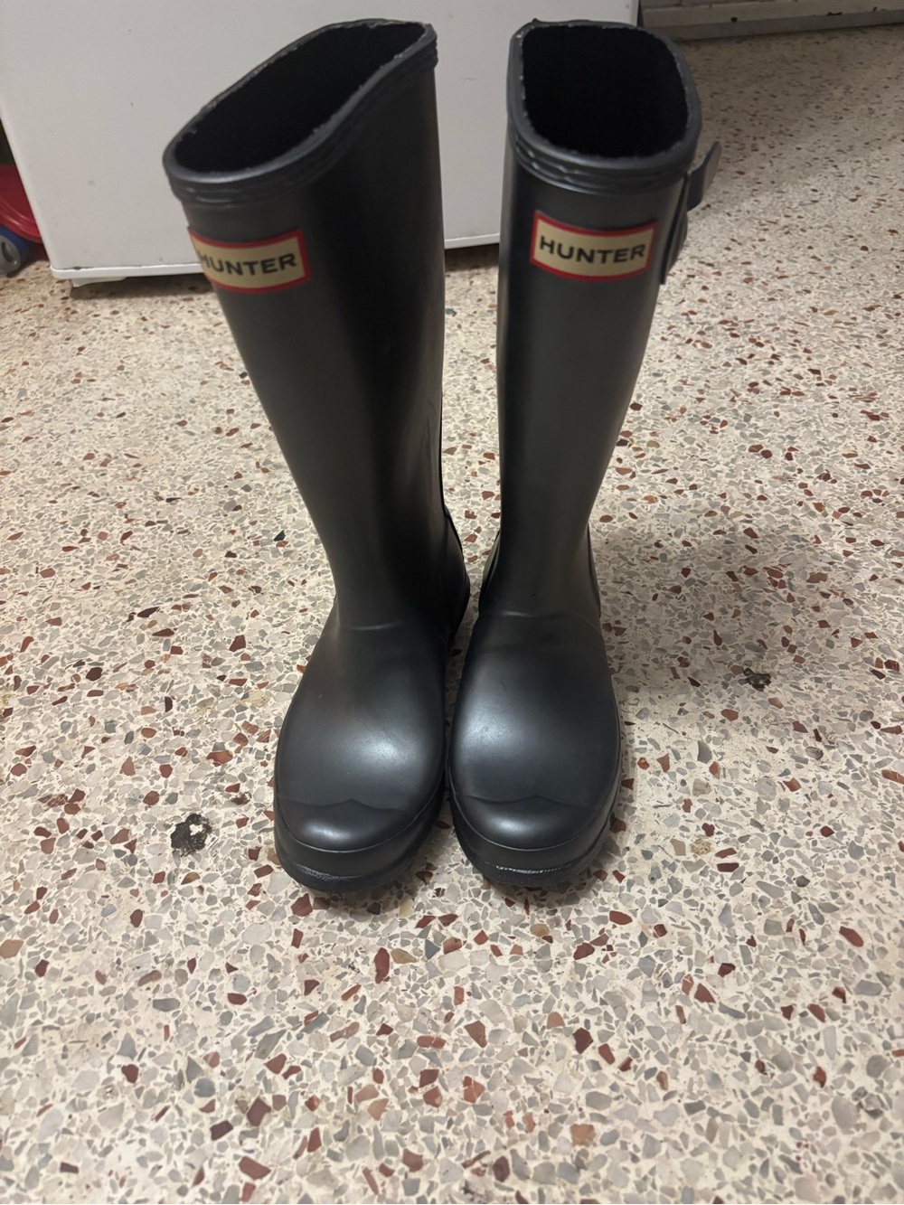Hunter  tall rain boots kids unisex 2B /3G